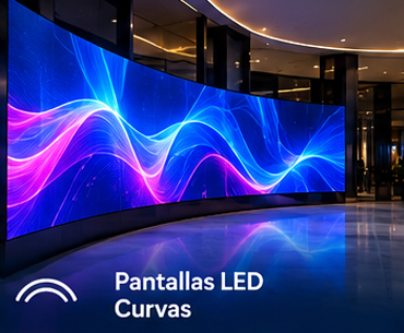 PANTALLAS LED CURVA