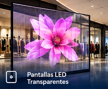 PANTALLAS LED TRANSPARENTE